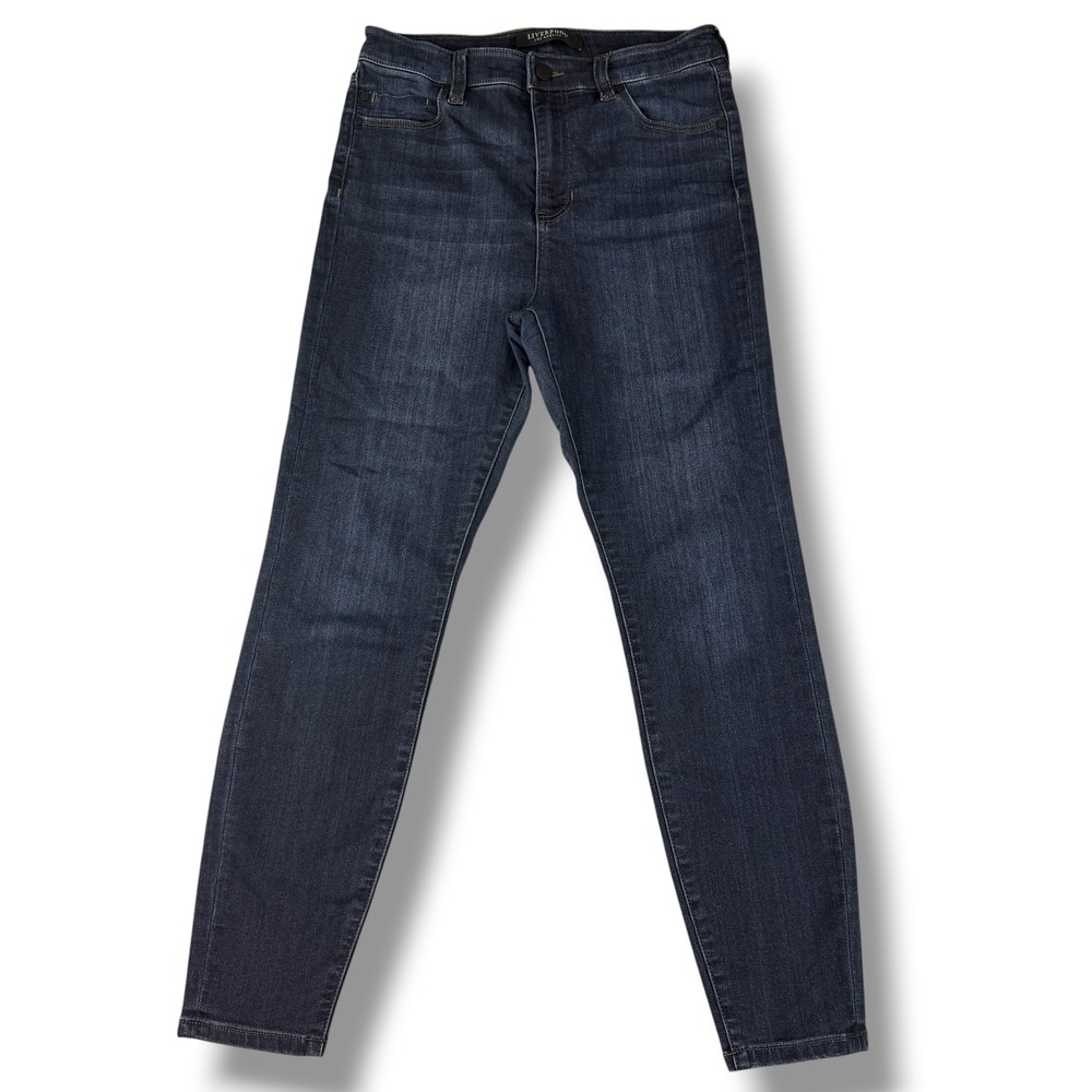Livierpool Los Angeles Abby High Rise Ankle Skinny Jean Dunmore Dark Casual 29"